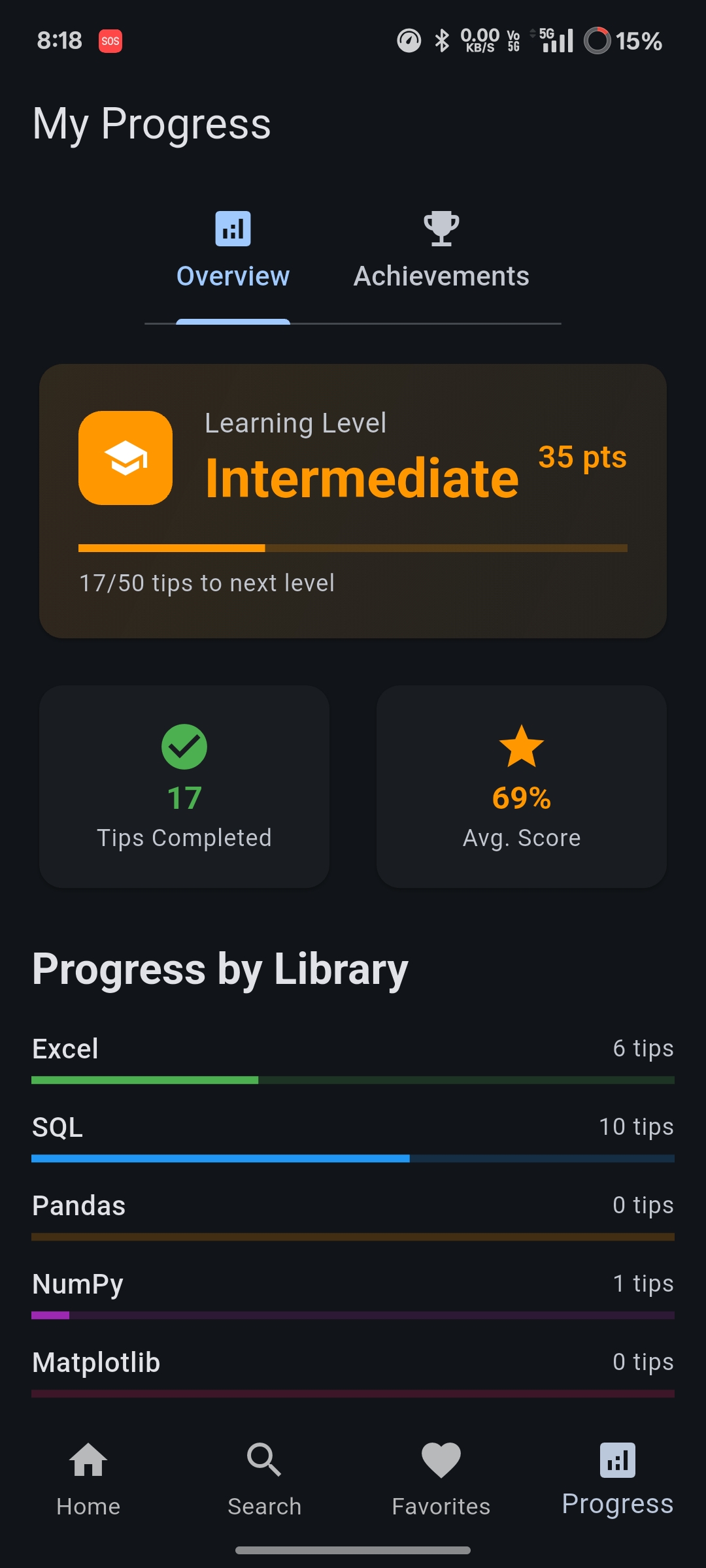 Daily Data Tips App Screenshot 4