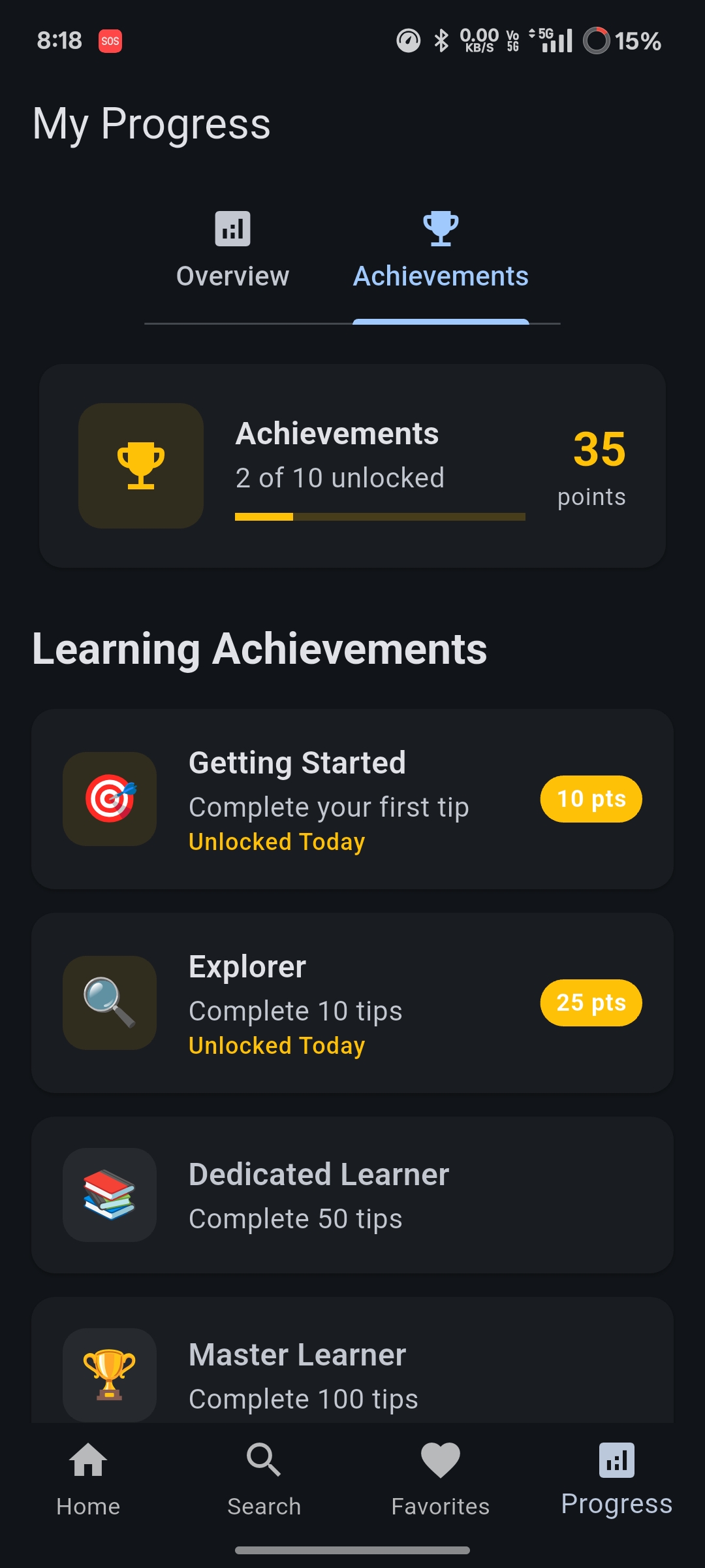 Daily Data Tips App Screenshot 5